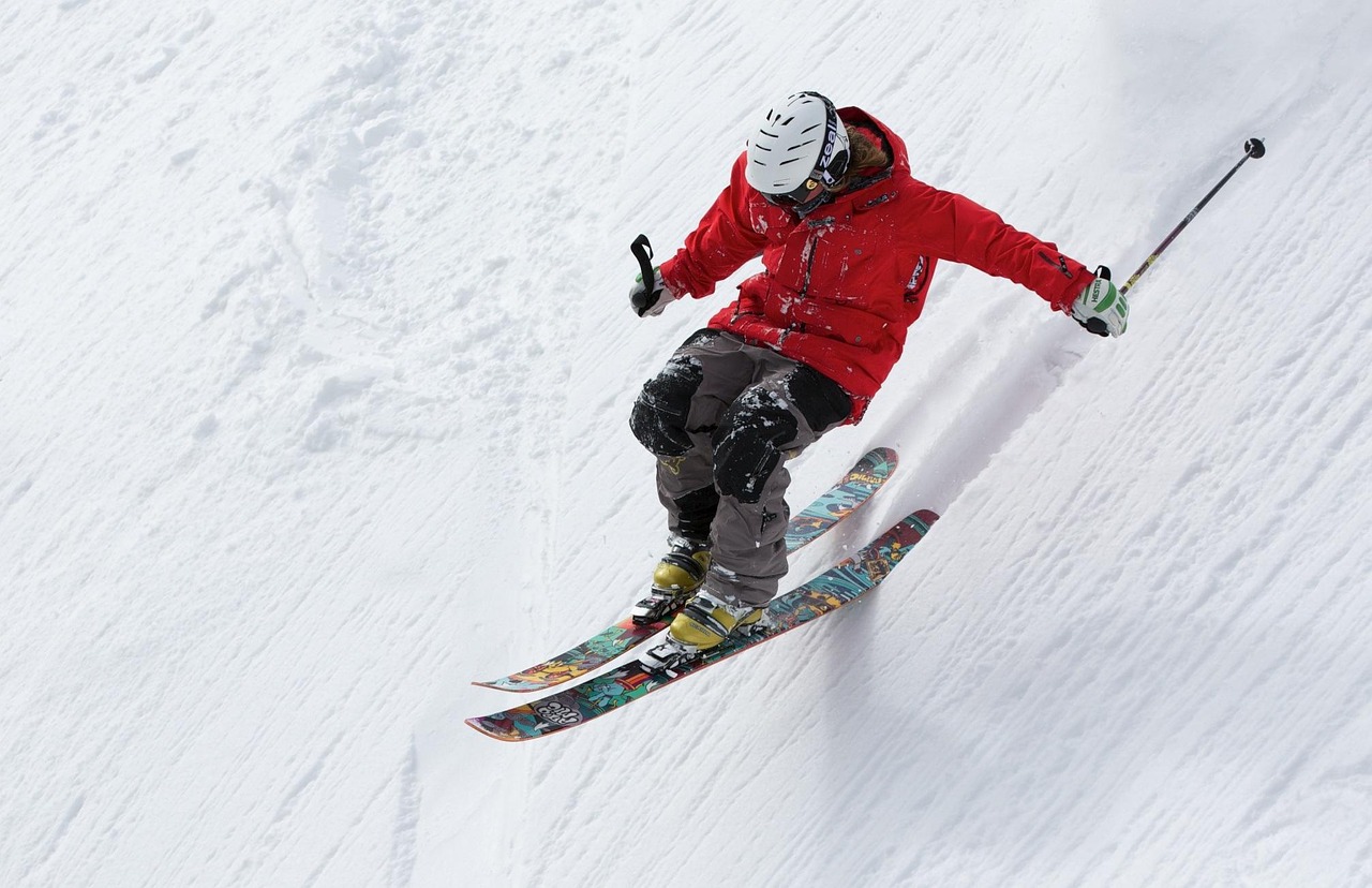 Mann Skifahren Piste Lohnt es sich, Skilehrer zu werden