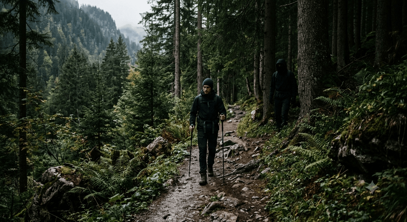 Beim Wandern von Stalker verfolgt Warum eine Detektei 2026 das Problem lösen kann